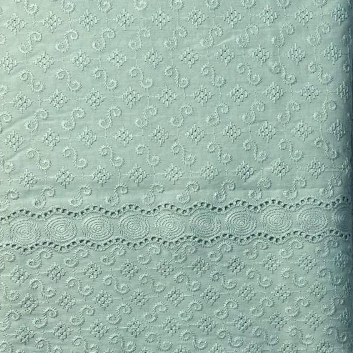 Cross Stitch with Border Cotton Embroidery 44"