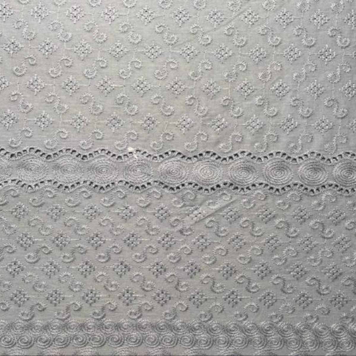Cross Stitch with Border Cotton Embroidery 44"