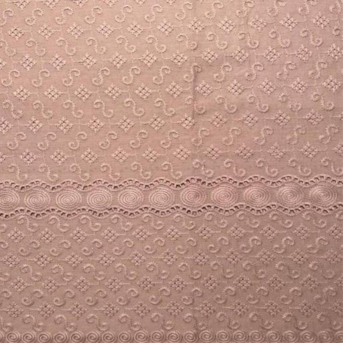 Cross Stitch with Border Cotton Embroidery 44"