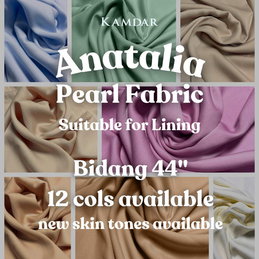 Anatalia Pearl Fabric 58"