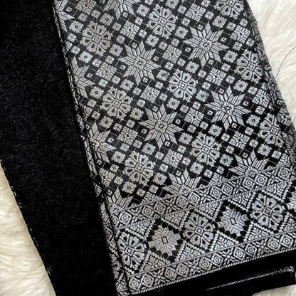 Vienna Lace Embroidery & Metallic Songket Combo