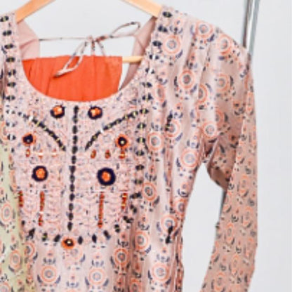 Saumya Chanderi Silk Kurti Set with Dupatta