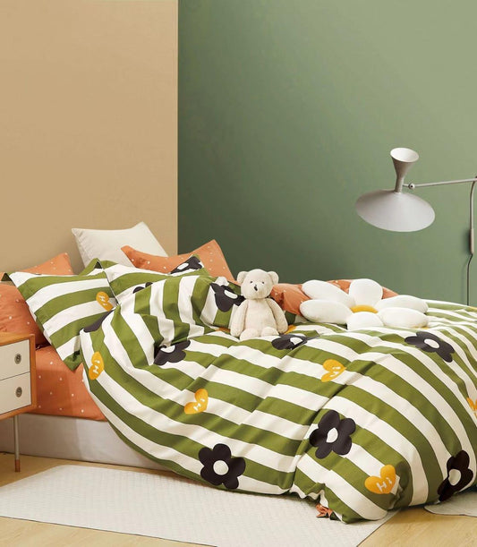 Fitted Sheet Cotton Single Size