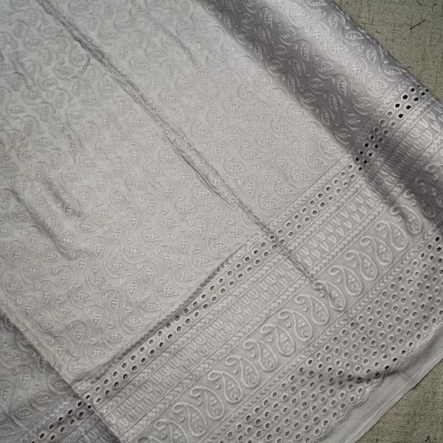 Leaf Wave Cotton Satin 44"
