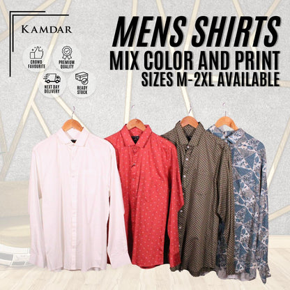 Men Long Sleeve Printed Shirt