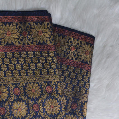 Gold Body Copper Butta Songket 44"