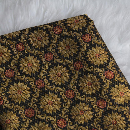 Gold Body Copper Butta Songket 44"