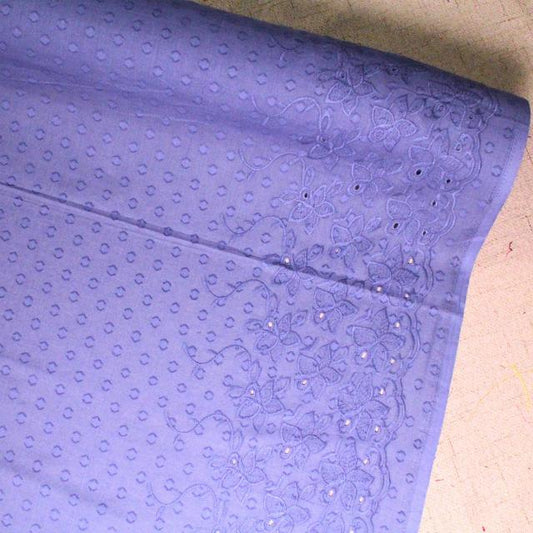 Leaf Spot Chikan Uragiri Embroidery 44"