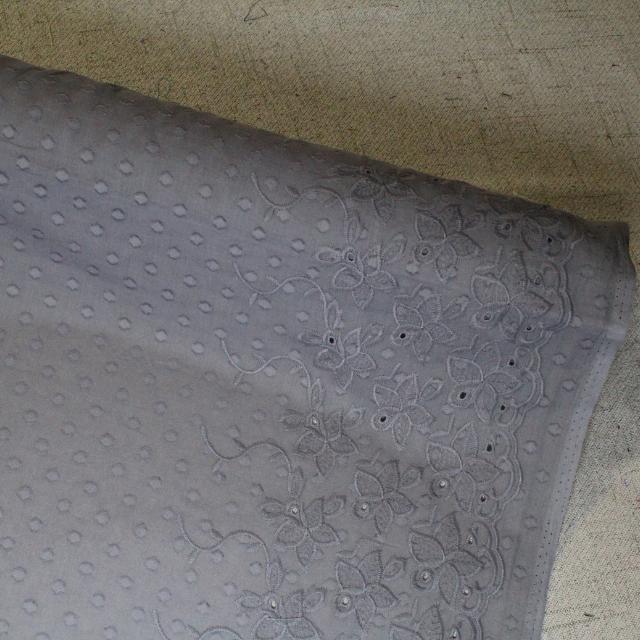 Leaf Spot Chikan Uragiri Embroidery 44"