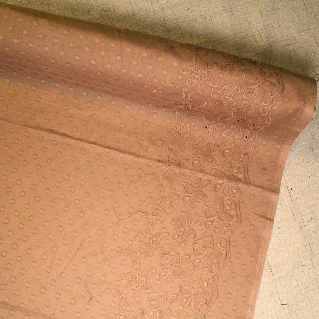 Leaf Spot Chikan Uragiri Embroidery 44"