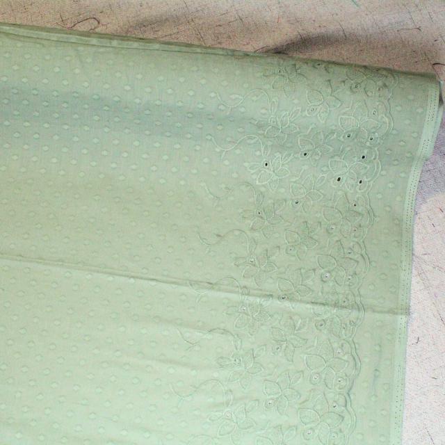 Leaf Spot Chikan Uragiri Embroidery 44"