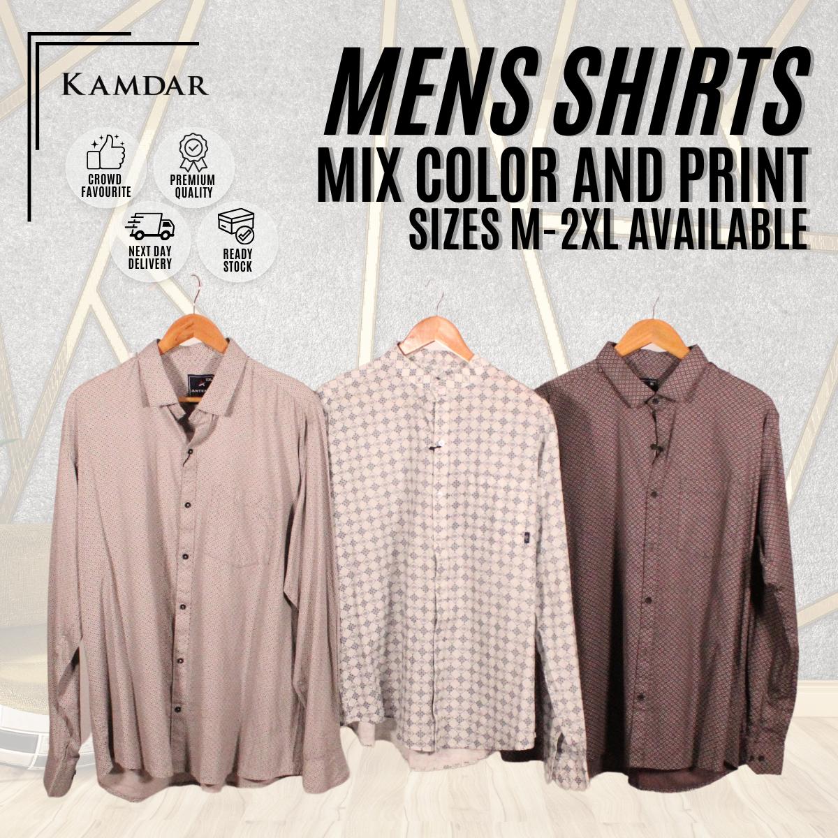 Men Long Sleeve Printed Shirt