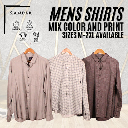 Men Long Sleeve Printed Shirt