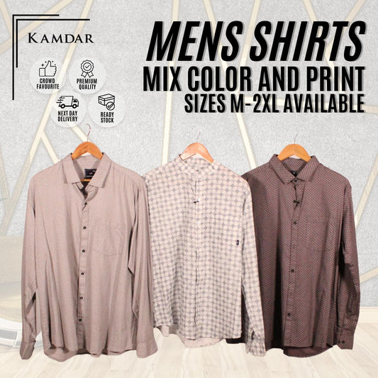 Men Long Sleeve Printed Shirt