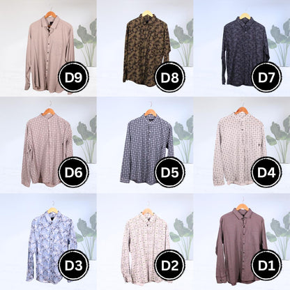 Men Long Sleeve Printed Shirt