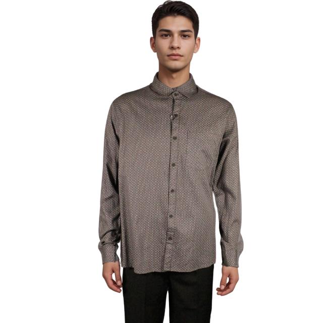 Men Long Sleeve Printed Shirt