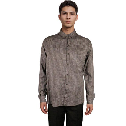 Men Long Sleeve Printed Shirt