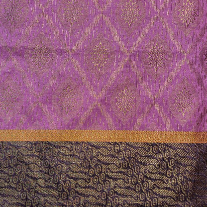 Pastel Border Songket with Mix Cotton Embroidery Combo Set