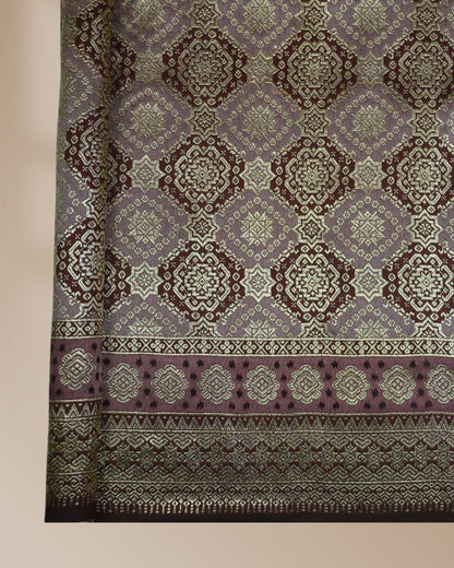 Bayu Kayangan 2 Tone Metallic Songket 44"