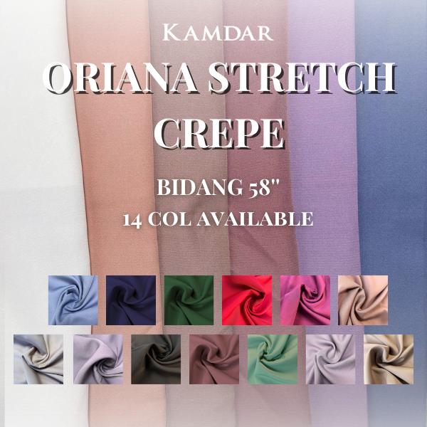 Oriana Italian Stretch Crepe 58''