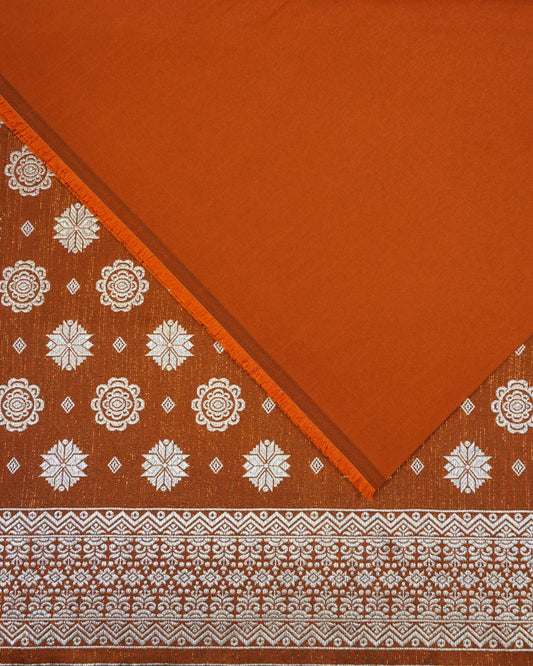 Silver Songket with Shantung Combo Set