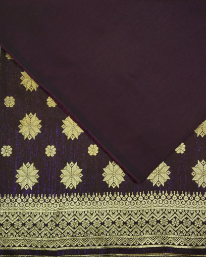 Gold Songket with Shantung Combo Set
