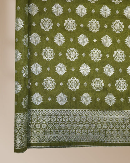 Temasik Merona One Tone Metallic Songket 44"