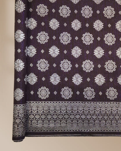 Temasik Merona One Tone Metallic Songket 44"