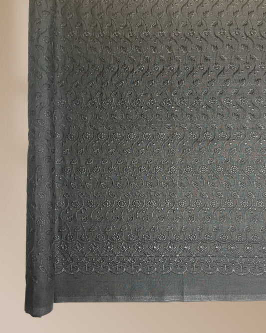 Leaf Cotton Cambric Embroidery 40S 44"
