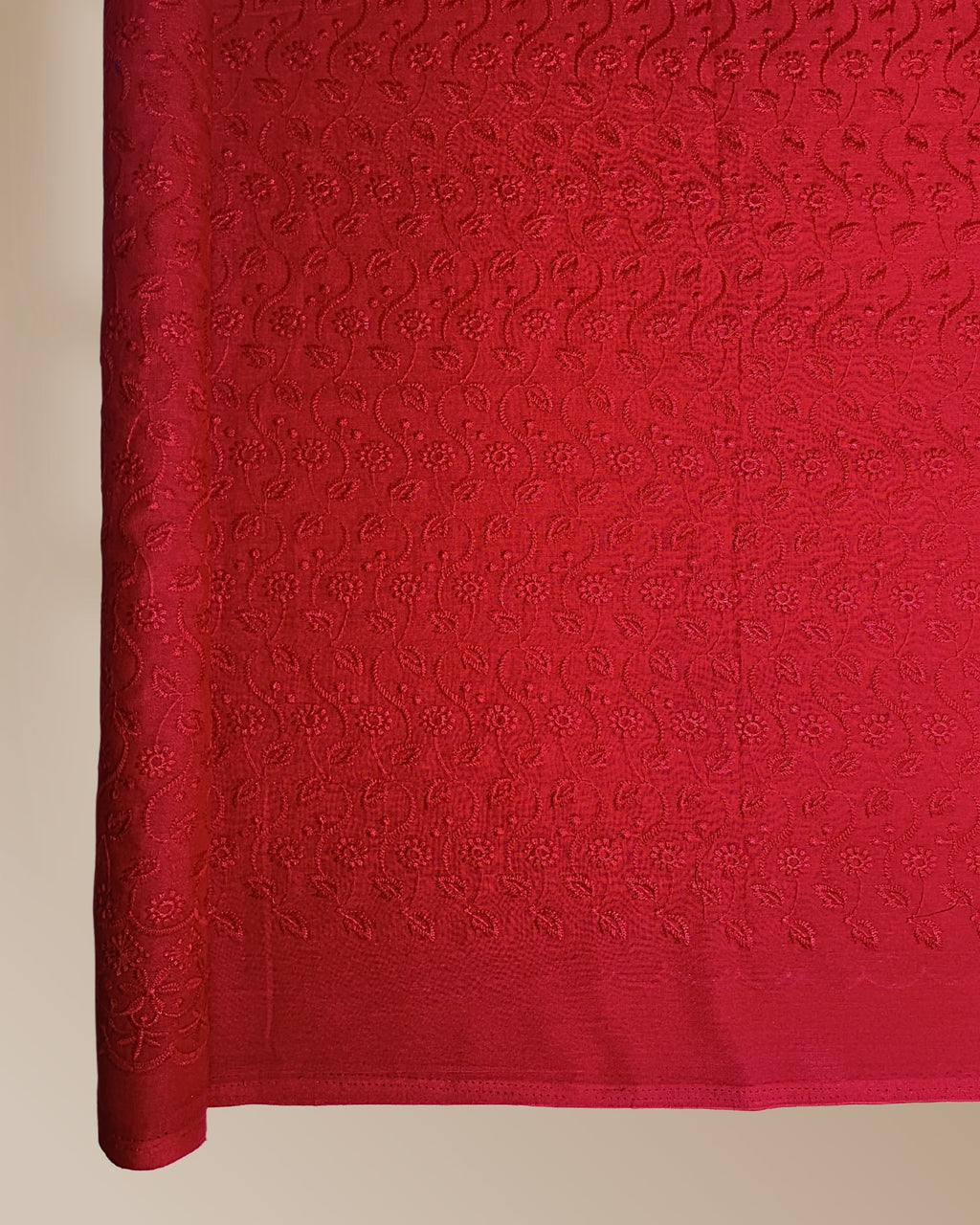 Leaf Cotton Cambric Embroidery 40S 44"