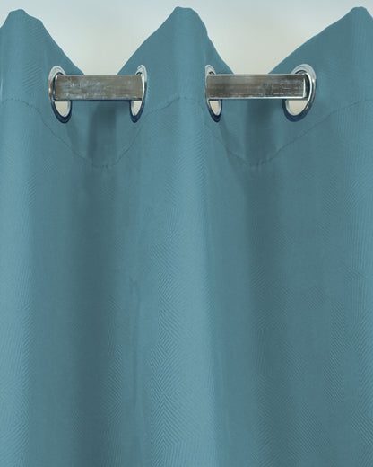 Rubina Dimout Fabric Ring Curtain (Ready Made)