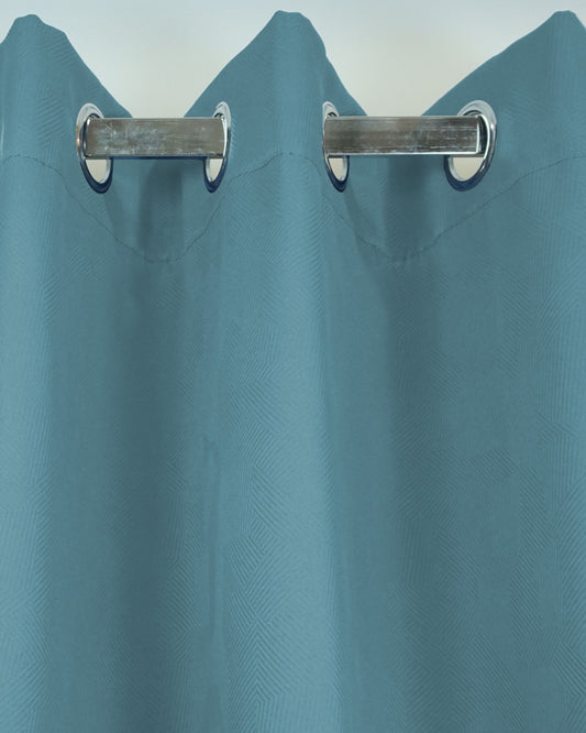 Rubina Dimout Fabric Ring Curtain (Ready Made)