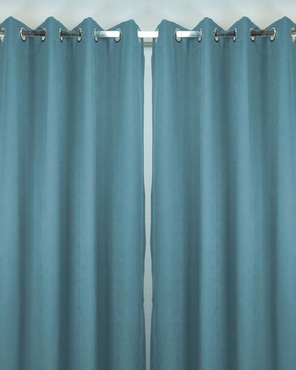 Rubina Dimout Fabric Ring Curtain (Ready Made)
