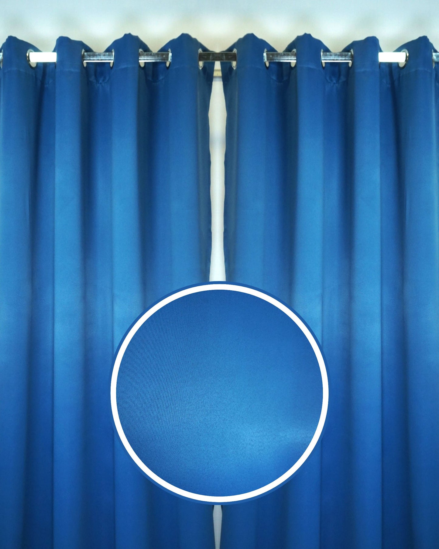 Rinova Dimout Fabric Ring Curtain (Ready Made)