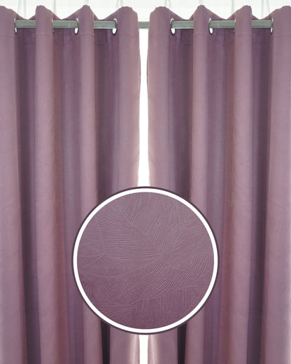 Rosella Dimout Fabric Ring Curtain (Ready Made)