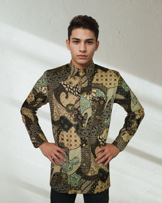 Dewi Nusantara Kemeja Batik Long Sleeve - Regular Fit