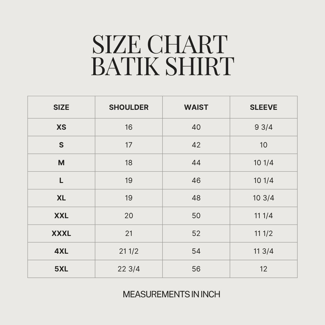 Dewi Nusantara Kemeja Batik Long Sleeve - Regular Fit