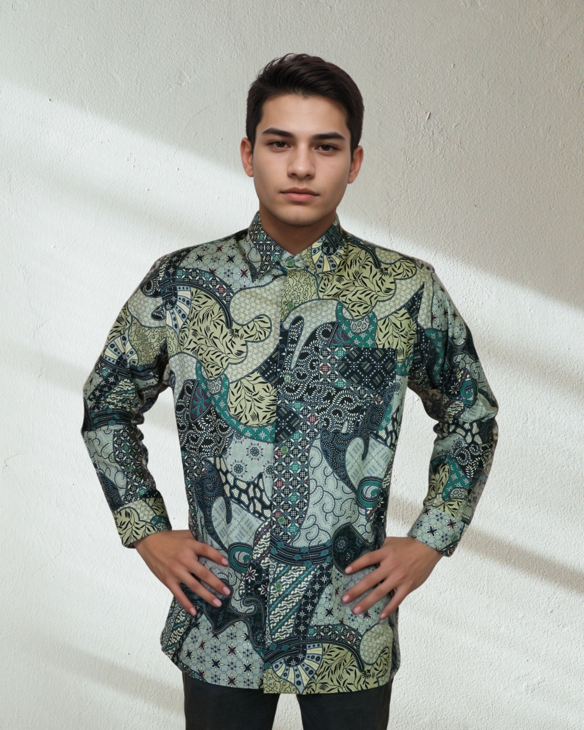 Dewi Nusantara Kemeja Batik Long Sleeve - Regular Fit