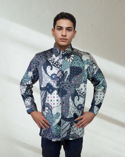 Dewi Nusantara Kemeja Batik Long Sleeve - Regular Fit