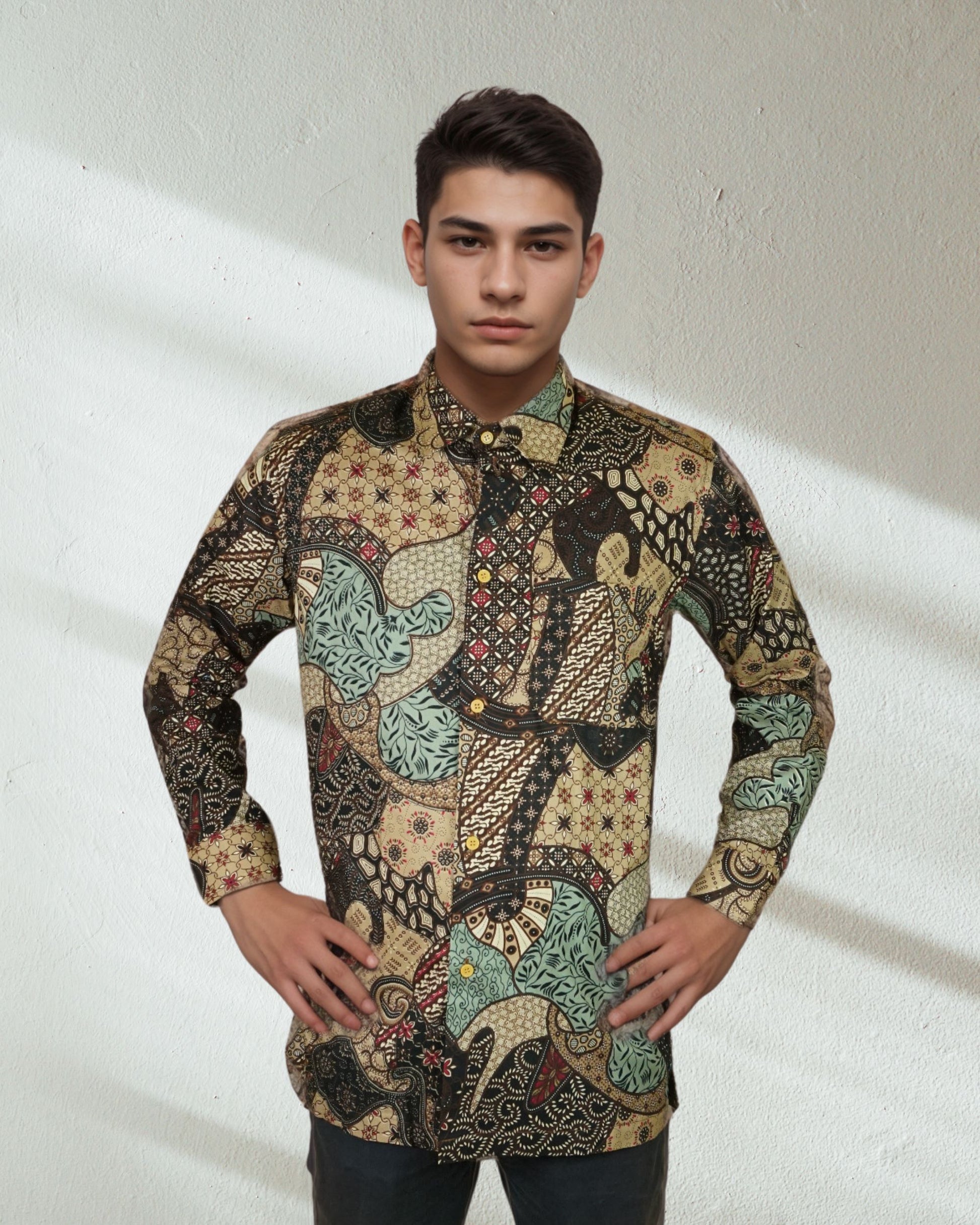 Dewi Nusantara Kemeja Batik Long Sleeve - Regular Fit