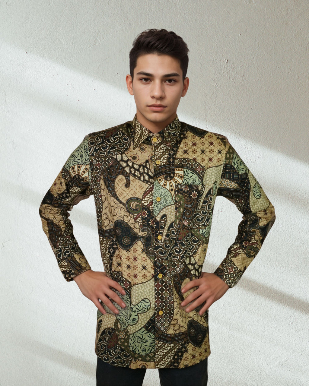 Dewi Nusantara Kemeja Batik Long Sleeve - Regular Fit
