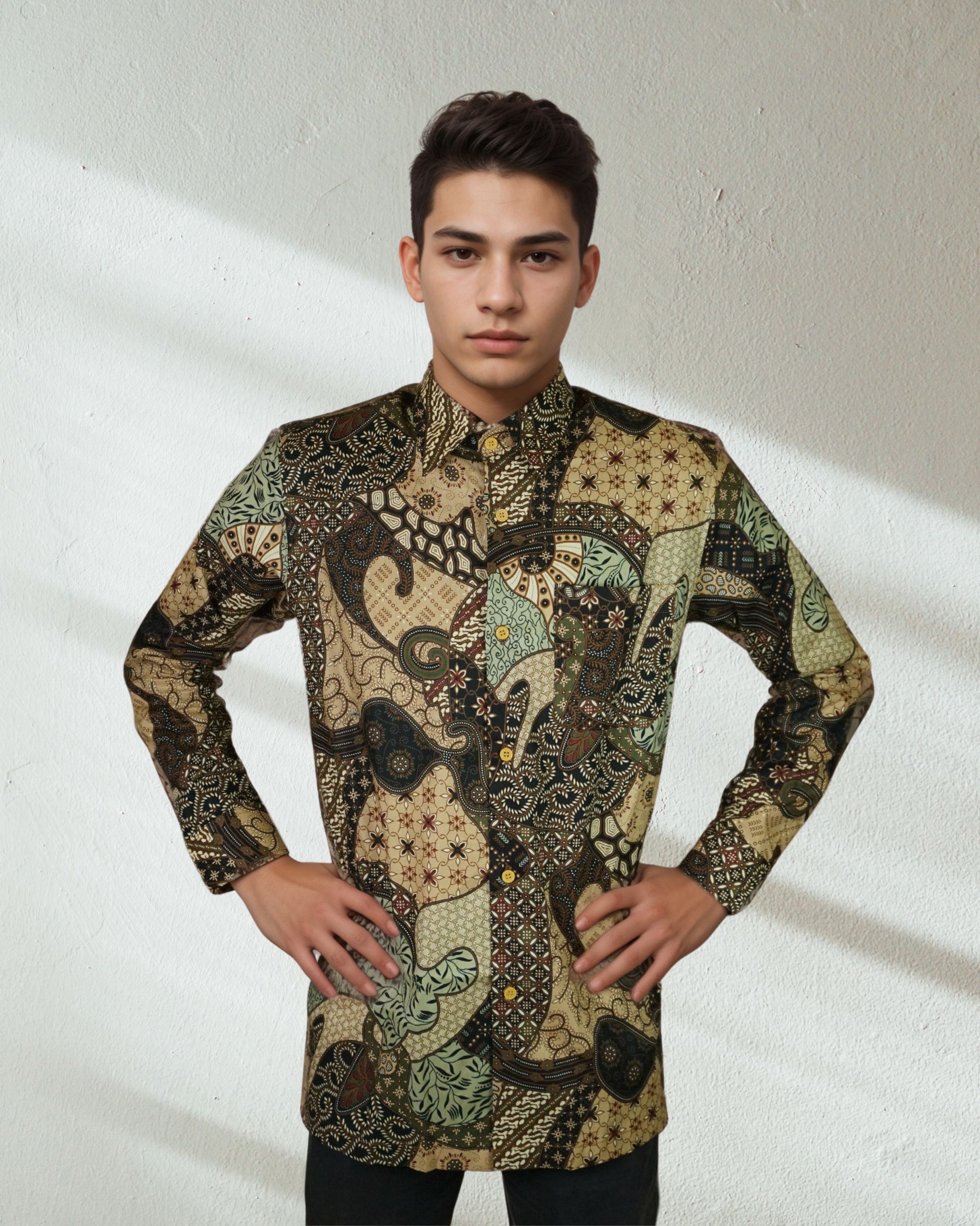 Dewi Nusantara Kemeja Batik Long Sleeve - Regular Fit