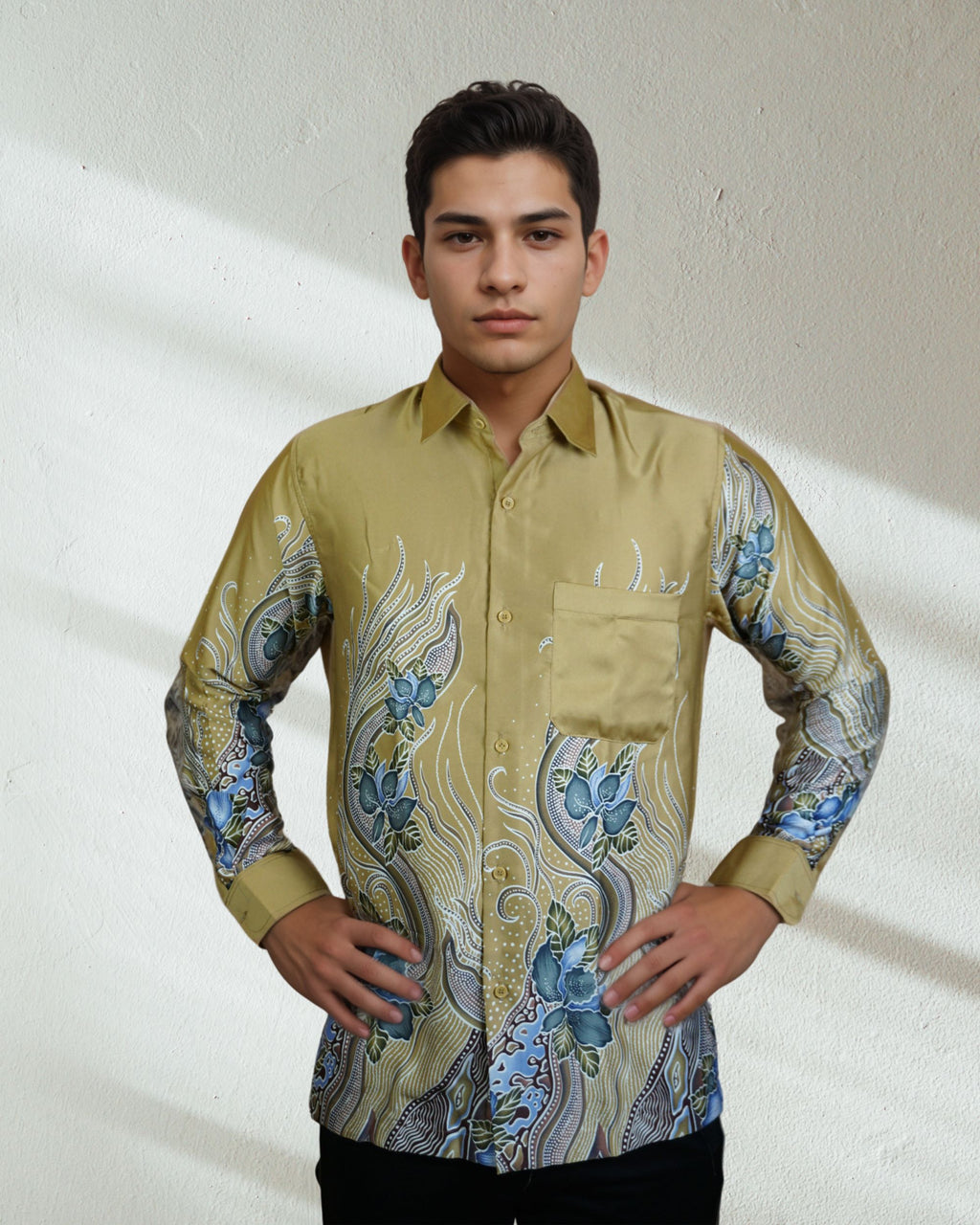 Rosita Kemeja Batik Long Sleeve Design 3 - Regular Fit