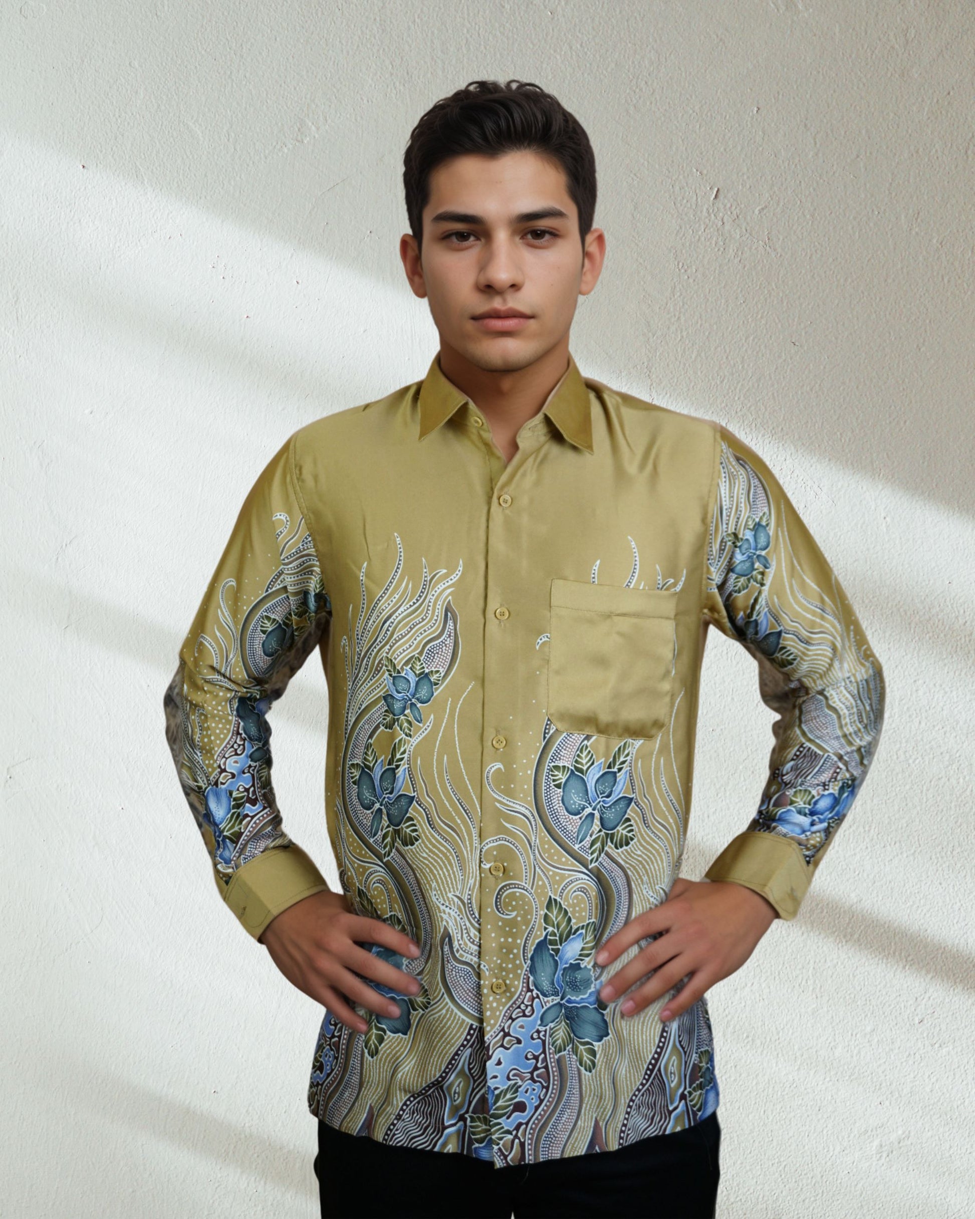 Rosita Kemeja Batik Long Sleeve Design 3 - Regular Fit