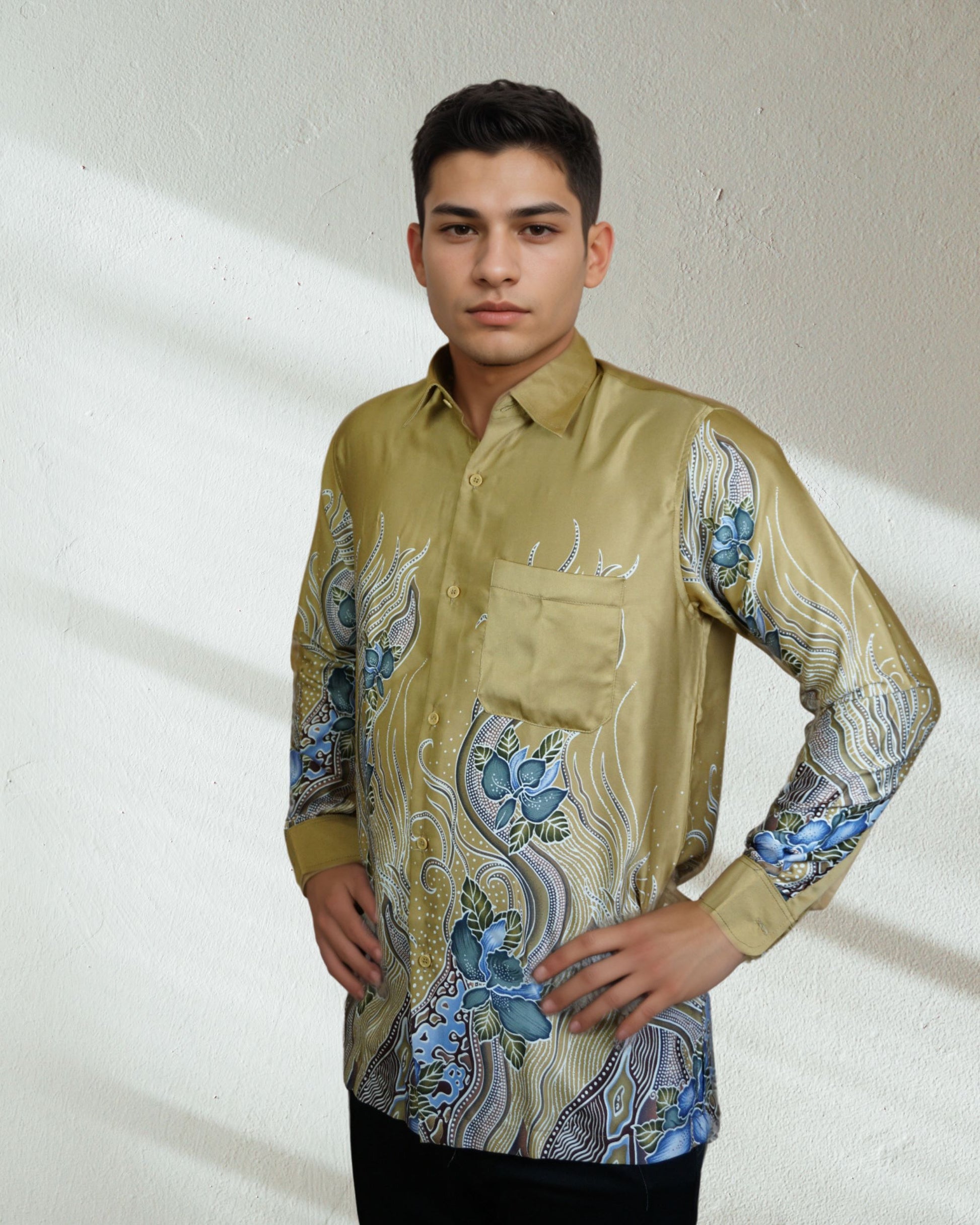 Rosita Kemeja Batik Long Sleeve Design 3 - Regular Fit