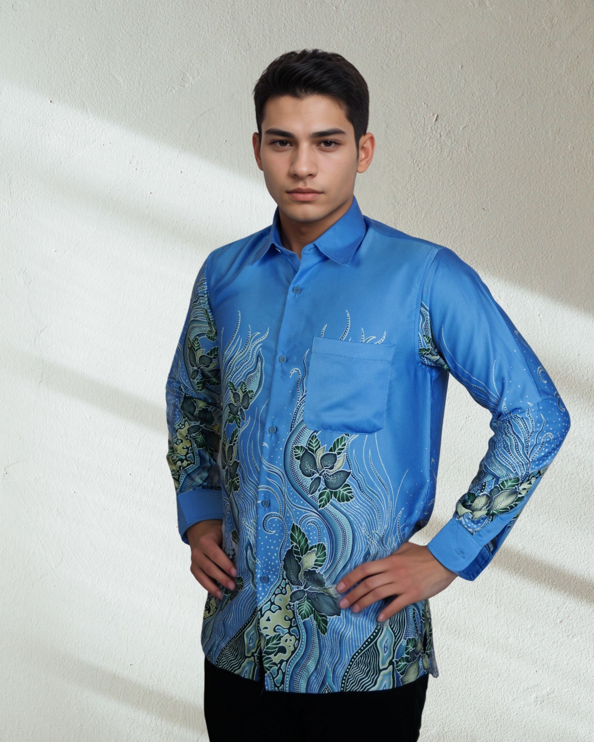 Rosita Kemeja Batik Long Sleeve Design 3 - Regular Fit