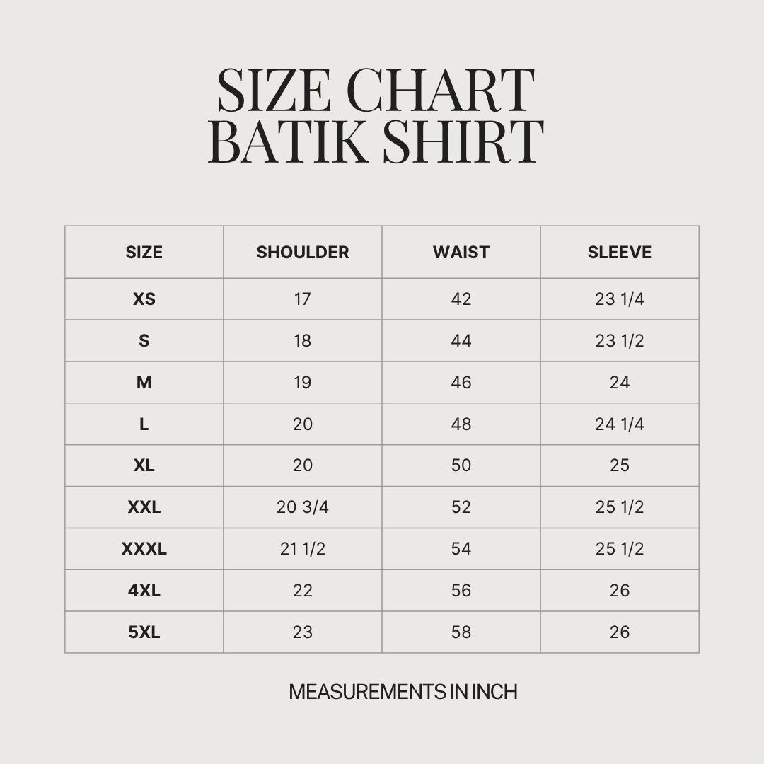 Rosita Kemeja Batik Long Sleeve Design 3 - Regular Fit