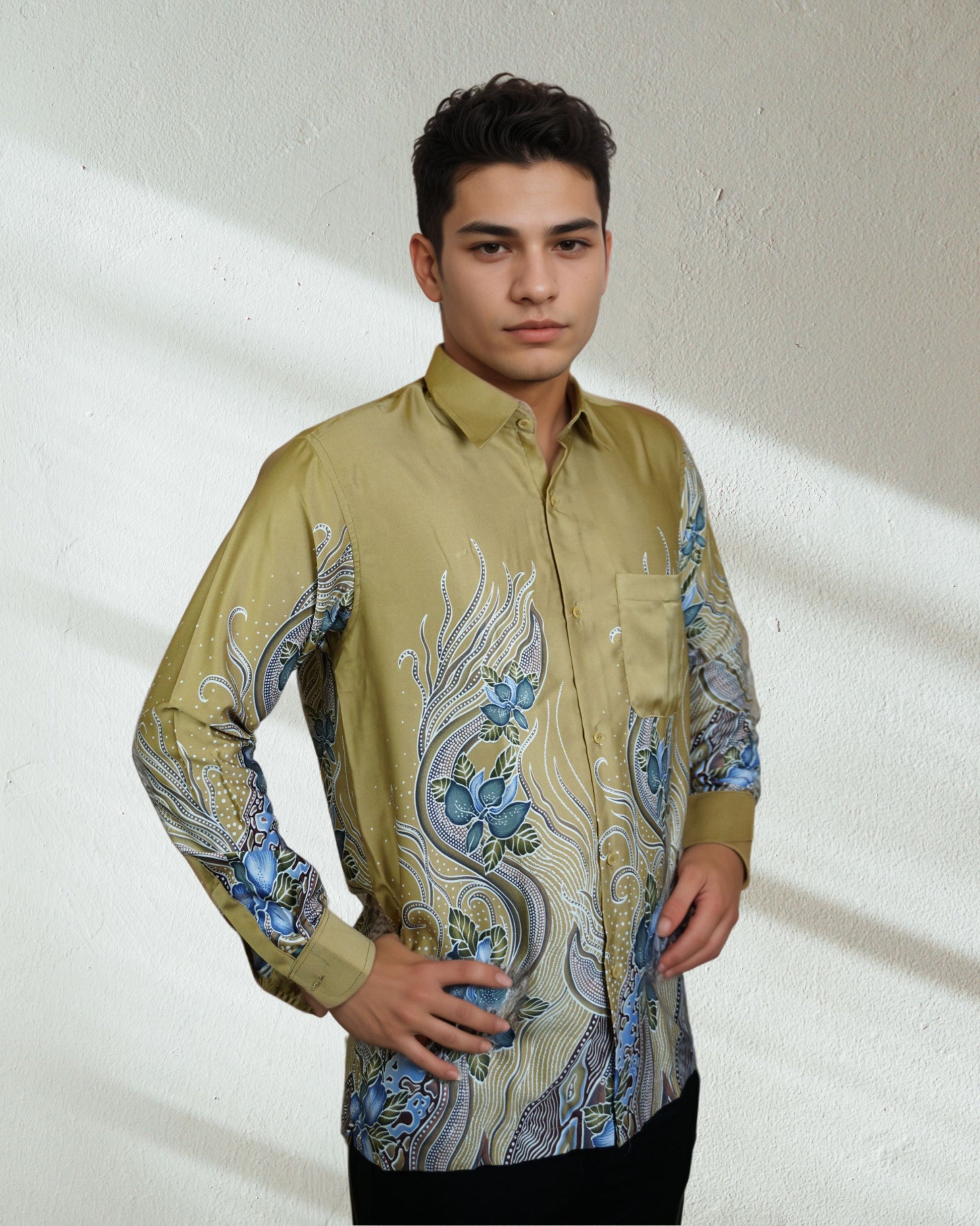 Rosita Kemeja Batik Long Sleeve Design 3 - Regular Fit