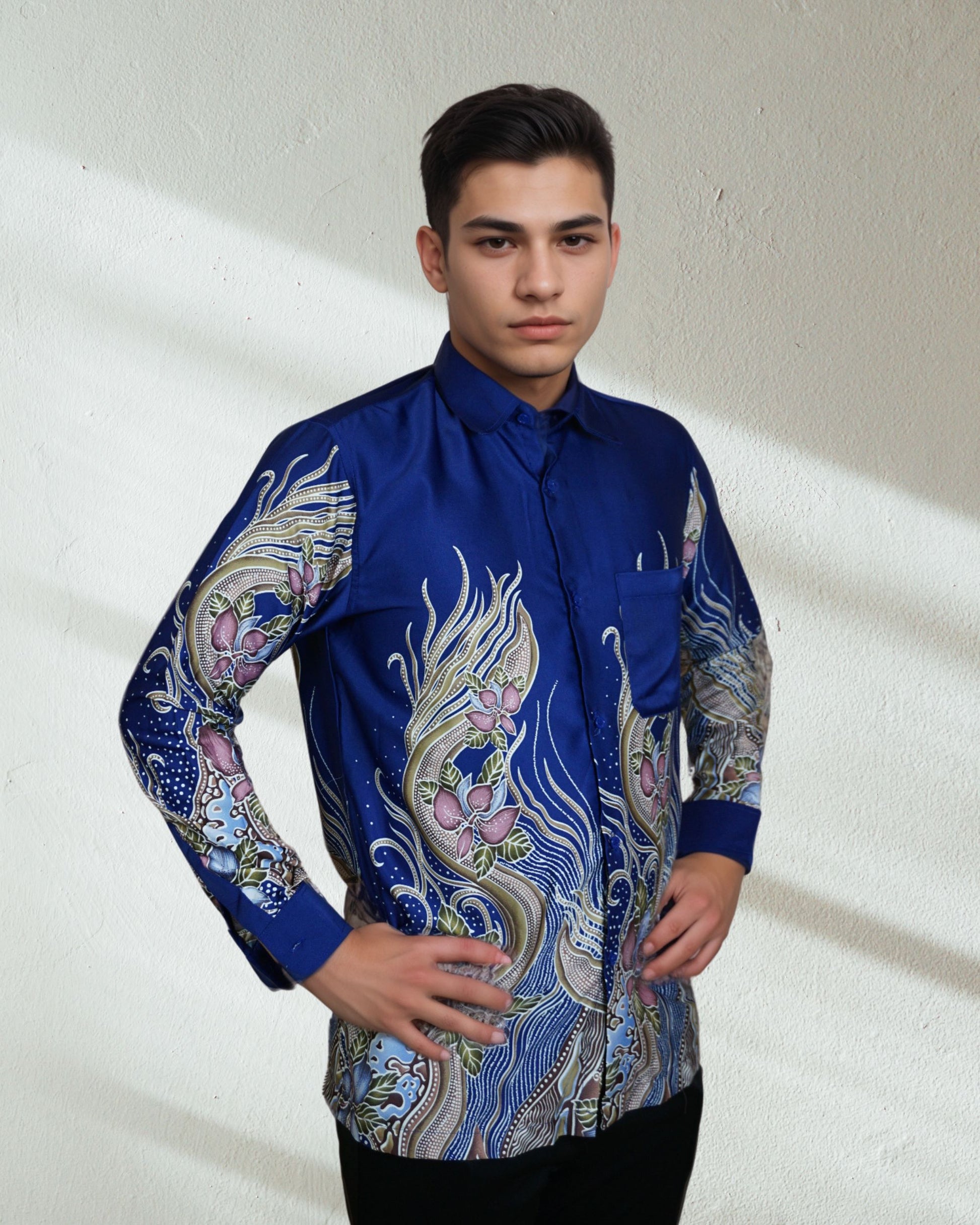 Rosita Kemeja Batik Long Sleeve Design 3 - Regular Fit