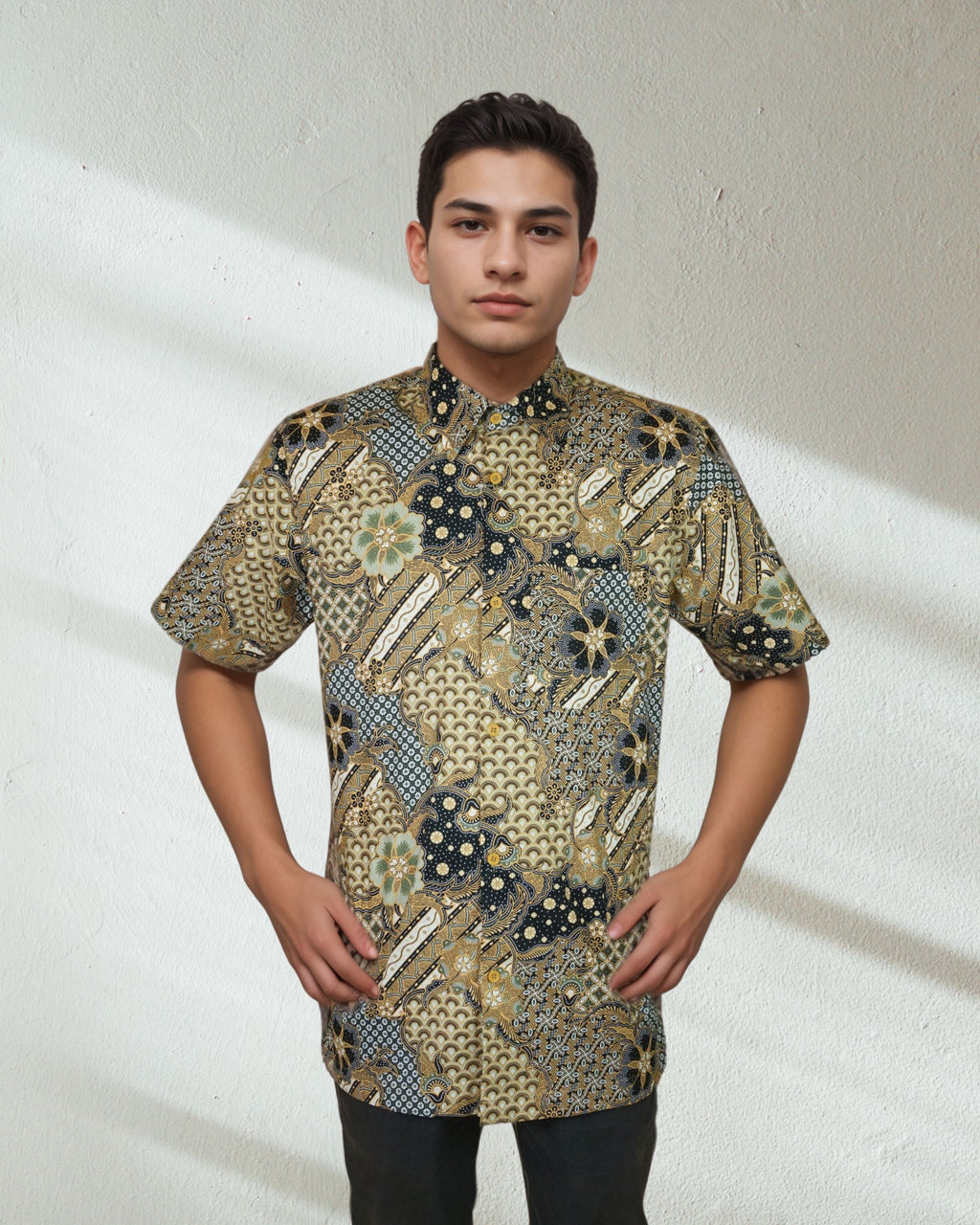 Baju Batik Cotton Dewi Nusantara Short Sleeve